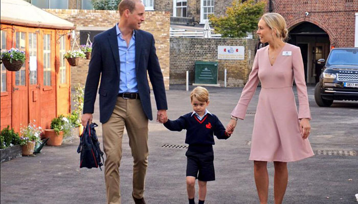 UK's Prince George starts school, pregnant mum Kate too ill to go