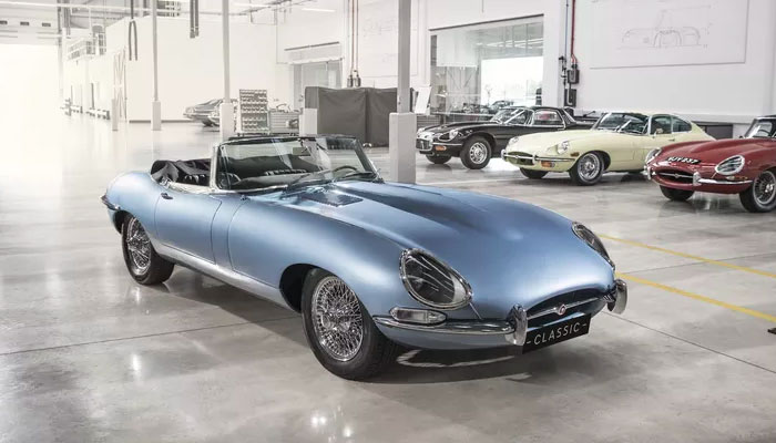 Jaguar converts its iconic 1960 E-type into an electric car