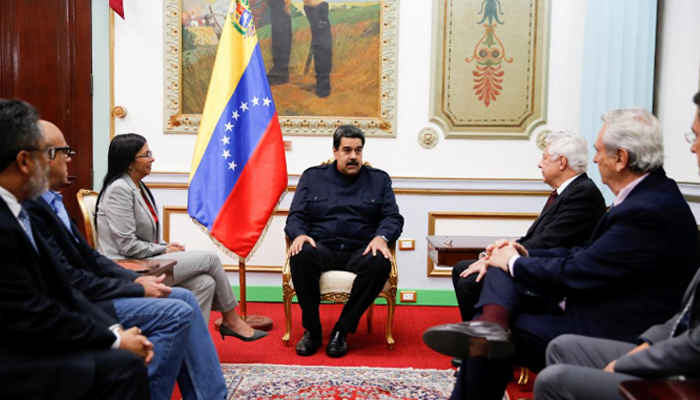 Venezuela's Maduro upbeat on talks, opposition fear 'show'