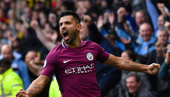 Six-goal City go top, Liverpool held by Burnley