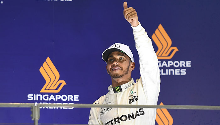 Formula One: Hamilton wins crucial, chaotic Singapore GP