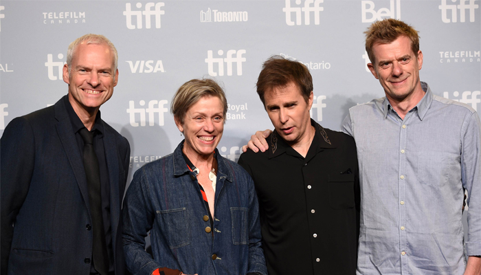 'Three Billboards' wins coveted Toronto film festival prize