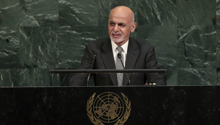 Afghan President Ghani at UN urges dialogue with Pakistan