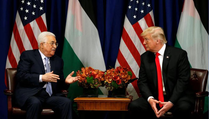 Abbas says Middle East peace closer with Trump engaged