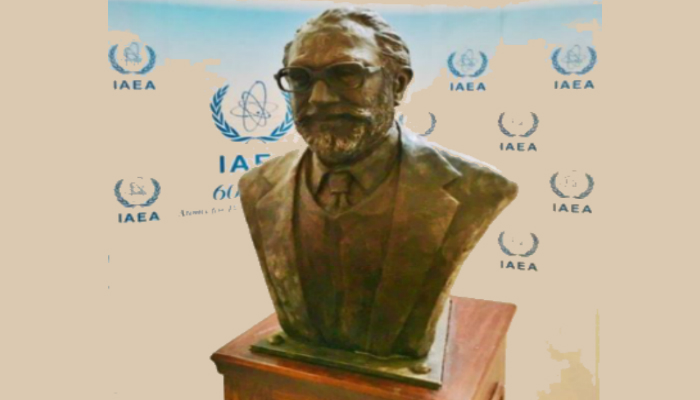 Dr Abdus Salam's bust unveiled at IAEA headquarters 
