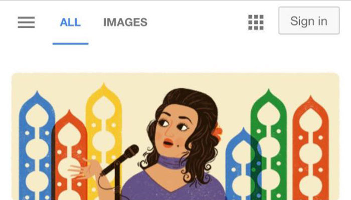 Google pays tribute to Noor Jehan on 91st birth anniversary