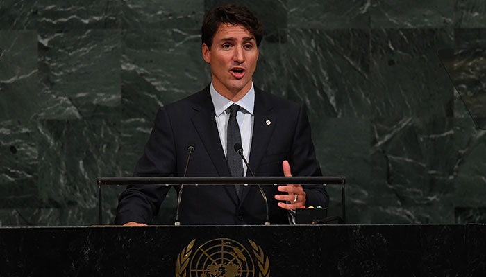 Canada's Trudeau vows better aboriginal relations in UN speech