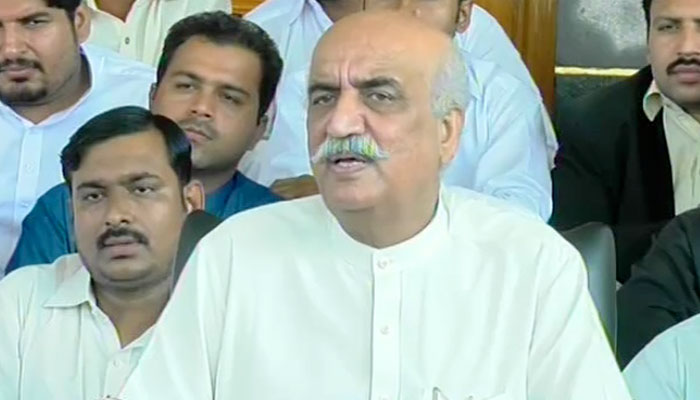 Siraj, Khursheed Shah oppose Imran Khan's snap polls demand Siraj, Khursheed Shah oppose Imran Khan's snap polls demand
