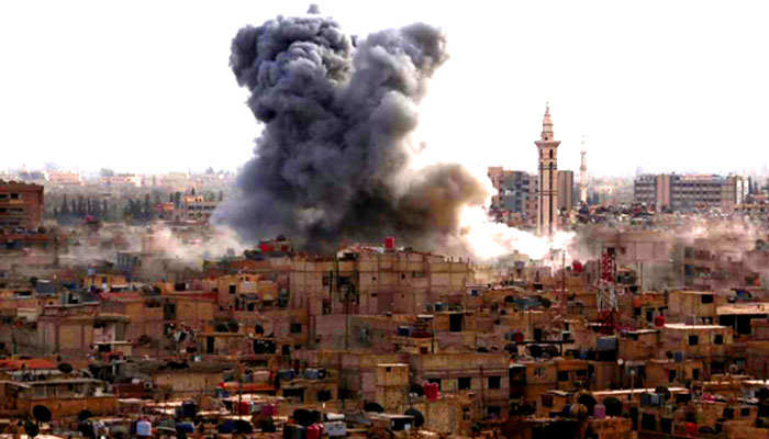 US-led strike kills 18 civilians in Syria's Raqqa
