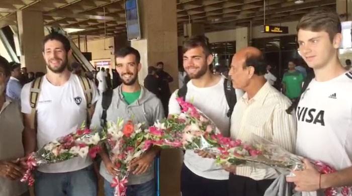 International players reach Karachi for hockey tournament 