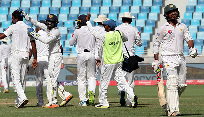 Pakistan lose Test series against Sri Lanka in UAE