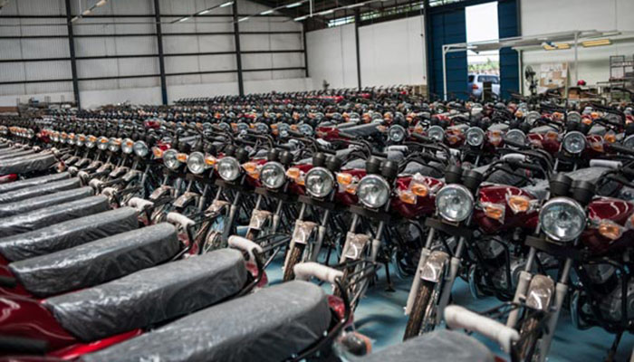 Motorcycle production on the rise in Pakistan 
