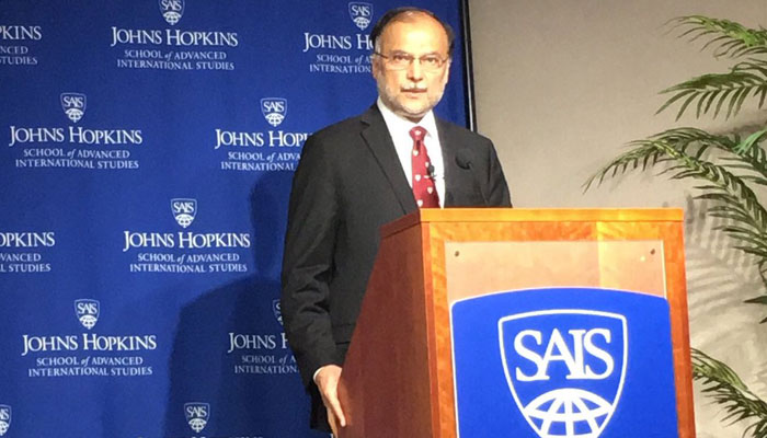 Pakistan ready to work with US for achieving peace in region: Ahsan Iqbal