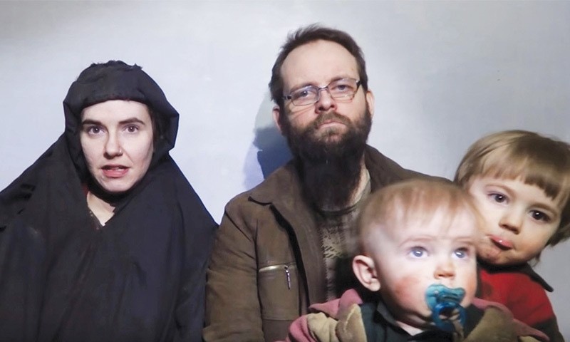Family freed from Taliban captivity leaves Pakistan for Canada