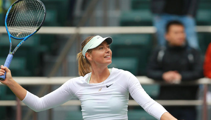 Sharapova marches into Tianjin semi-finals