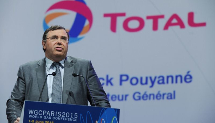 Total's CEO says will try to move ahead with Iran gas project