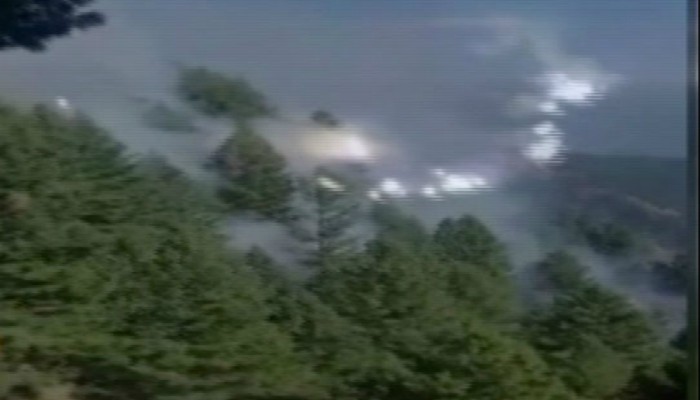 Huge forest fire in Upper Dir’s tourist spot continues for second day 