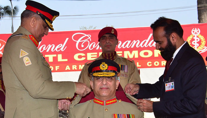 Army chief commends role of medical corps in saving lives: ISPR