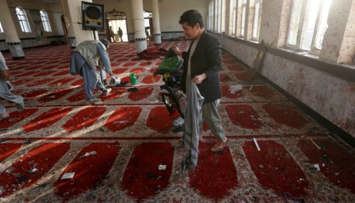 Suicide bombers attack two Afghan mosques, at least 72 dead