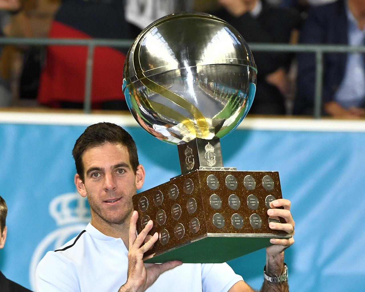 Del Potro overcomes Dimitrov to retain Stockholm title