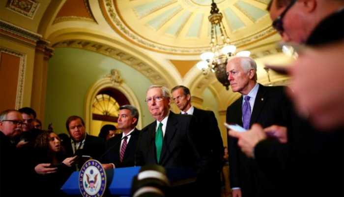 Top Senate Republican, White House, aim for tax bill by year-end