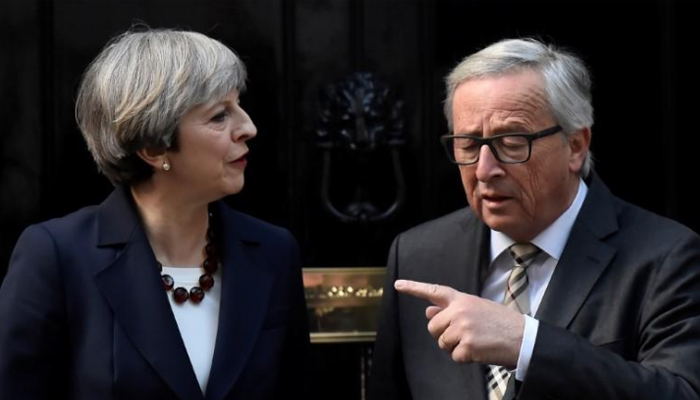 'Despondent' May losing sleep on in-fighting, said Juncker: FAZ