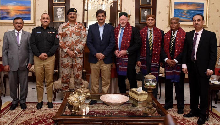 ICC security expert meets IGP, CM Sindh in Karachi 