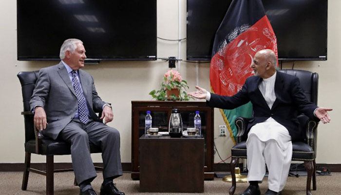 US Secretary of State Tillerson in surprise visit to Kabul