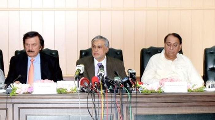 Mr Dar’s press conference