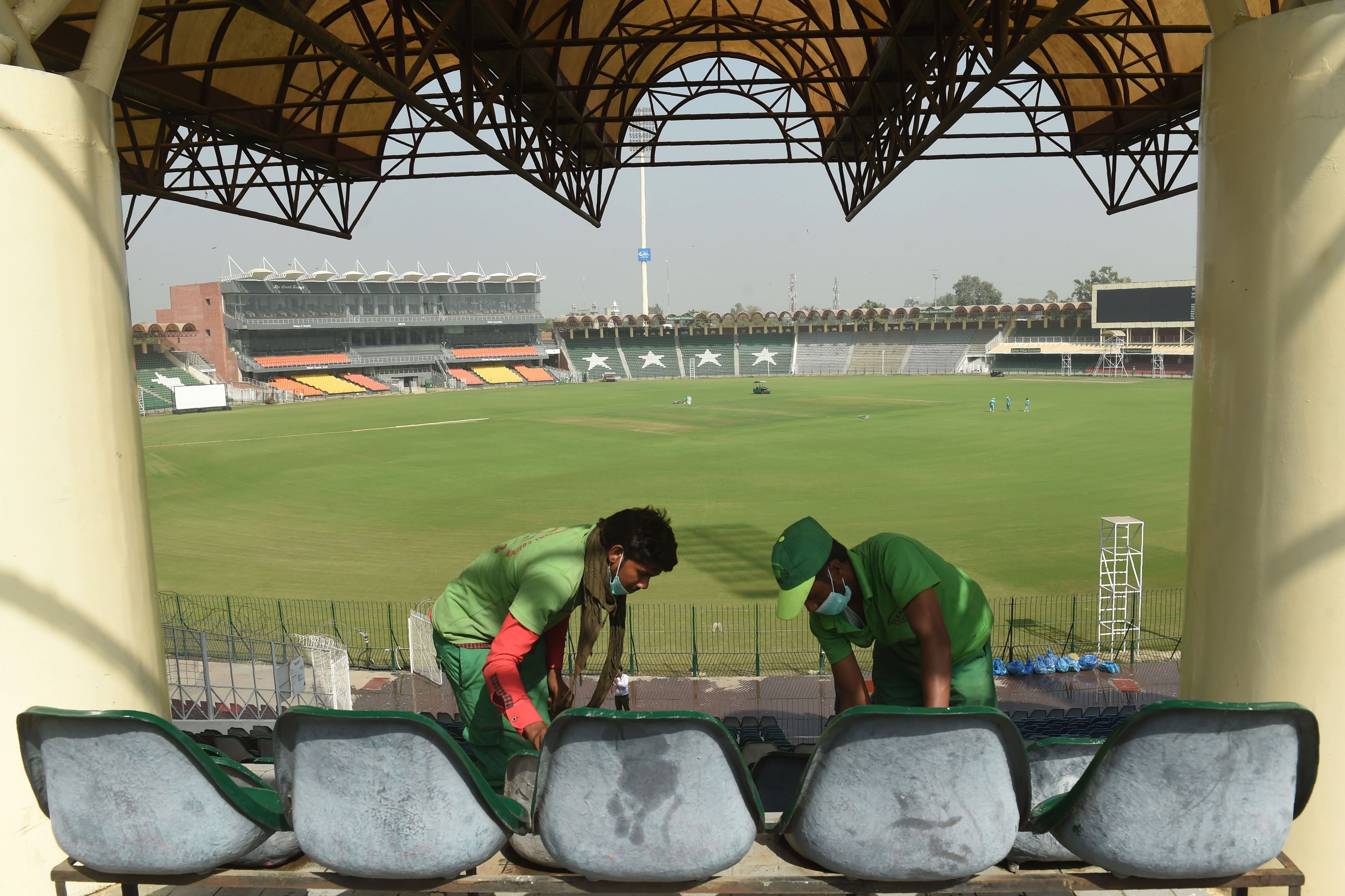 In Pictures: Gaddafi Stadium gets ready to witness history 