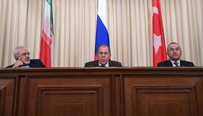 Russia, Turkey and Iran agree to plan for Syria 'congress'