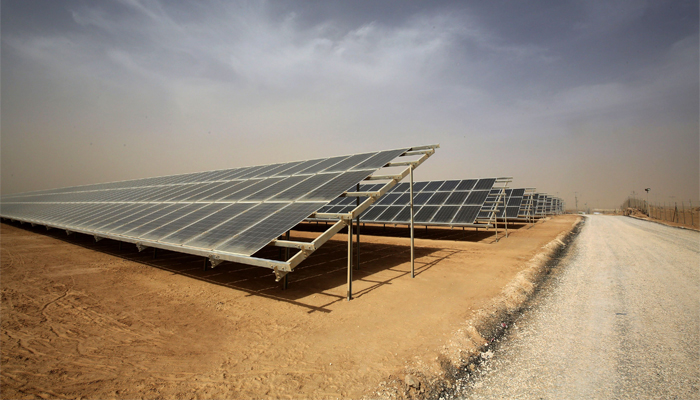 Jordan switches on world's largest solar plant in refugee camp