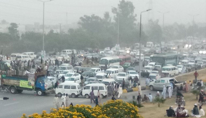 SC intervention sought against Islamabad sit-in, road blockades