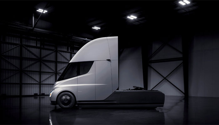 Tesla's all-electric semi truck aims to disrupt transport
