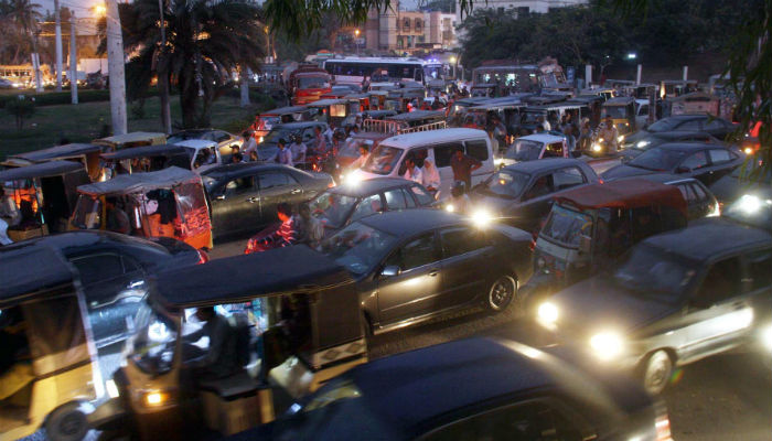 Commuters in Karachi troubled as Islamabad protest spills over