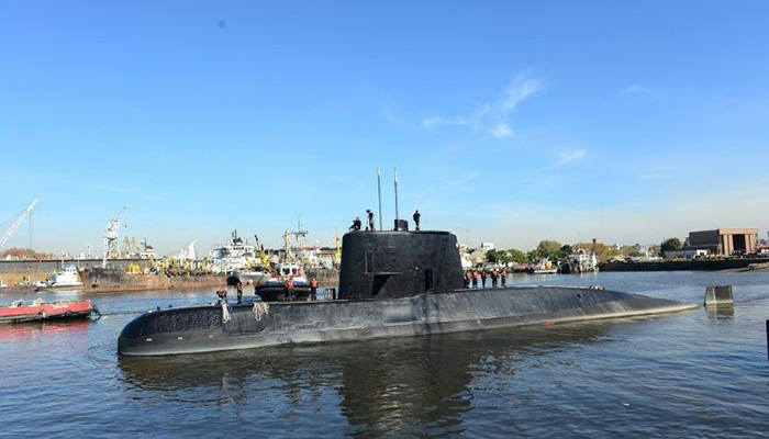 Bad weather hampers Argentina's search for missing submarine 