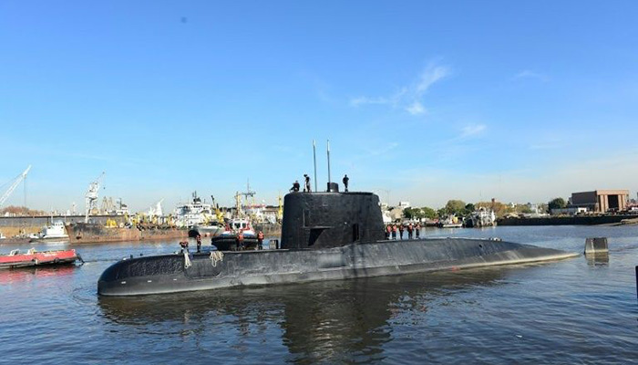 Argentine Navy looking for sub that's been radio silent for 2 days