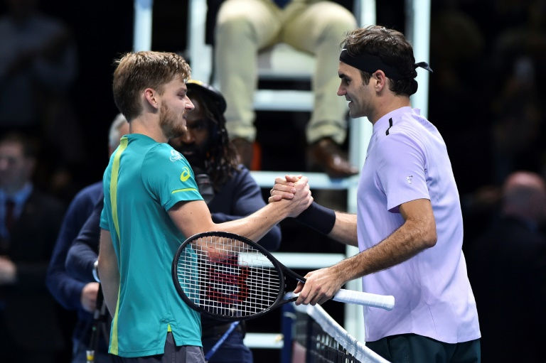 Goffin shocks Federer to reach final at ATP Finals