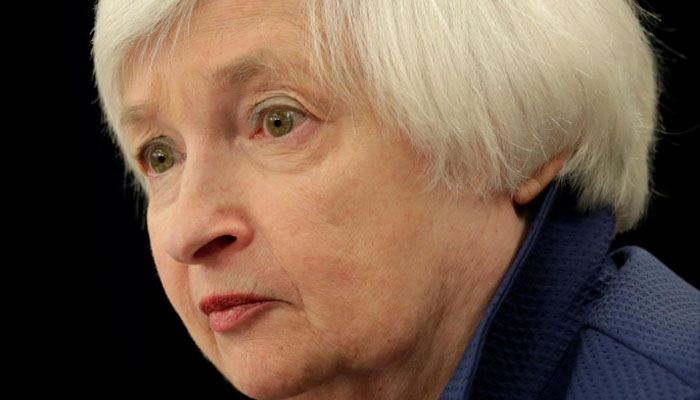 Yellen to leave Fed board once successor Powell sworn in