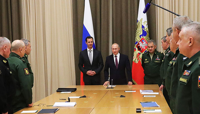 Putin meets Assad ahead of Syria talks with Turkey and Iran