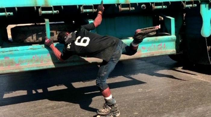 Skating on the streets of Lyari  Skating on the streets of Lyari