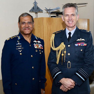 PAF chief flies training mission with Royal Air Force's No. 9 Squadron