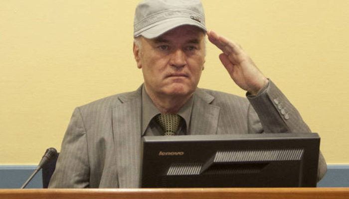 Agitated 'Butcher of Bosnia' Mladic ordered dragged from courtroom