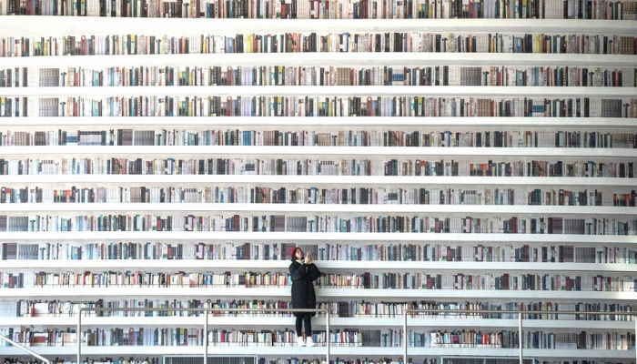China's futuristic library: A whole lot of fiction
