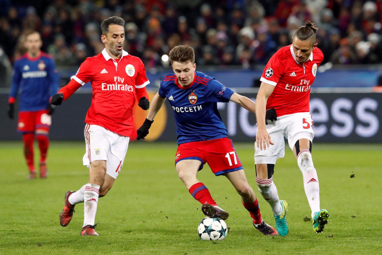 CSKA's 2-0 win ends Benfica quest to make the last 16