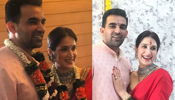 Indian cricketer Zaheer Khan ties the knot with Bollywood actress Sagarika 