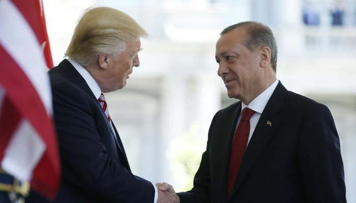Trump tells Erdogan no weapons will be given to terrorist PKK/PYD Trump tells Erdogan no weapons will be given to terrorist PKK/PYD