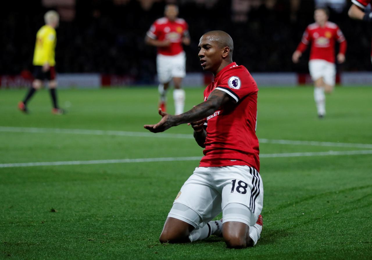 Young at the double as Man United win at Watford
