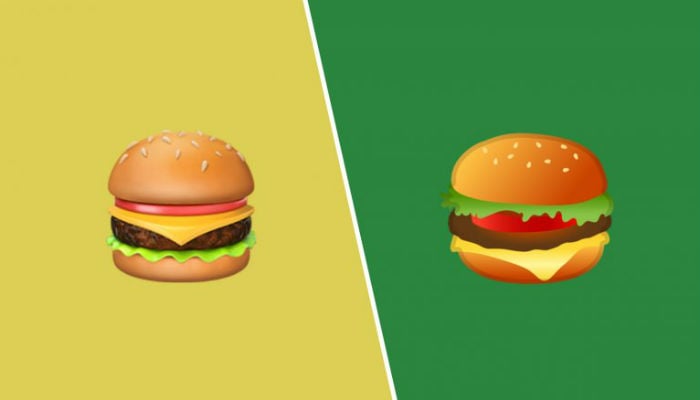 Cheese back on top: Google finally fixes burger emoji
