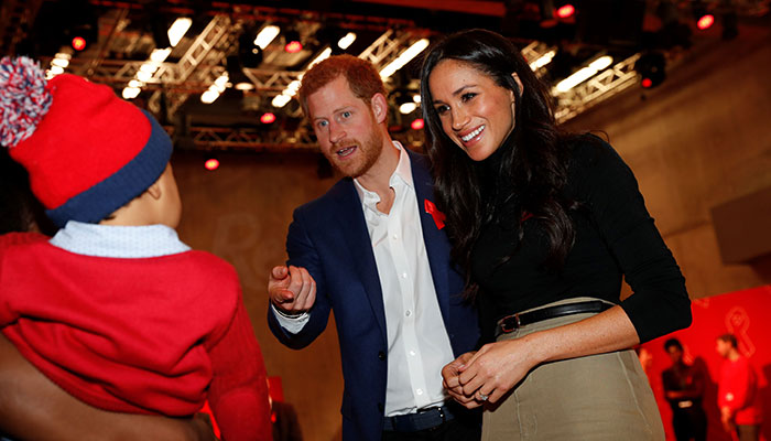 Prince Harry and Meghan make their first royal visit
